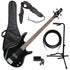 Ibanez GSR100EX 4-String Bass Guitar - Black BASS ESSENTIALS BUNDLE