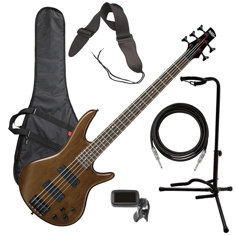Ibanez GSR205B 5-string Bass Guitar - Walnut Flat
