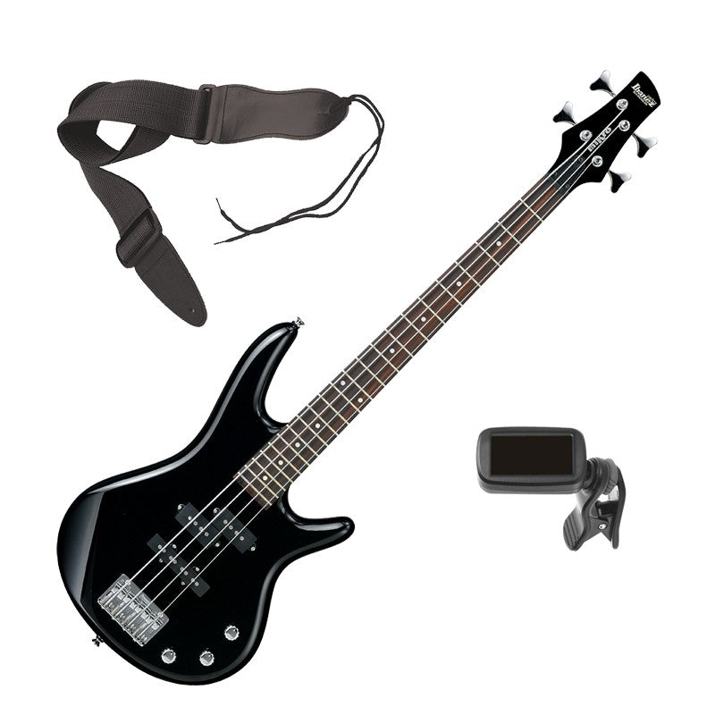 Ibanez GSRM20 miKro Bass Guitar - Black BONUS PAK