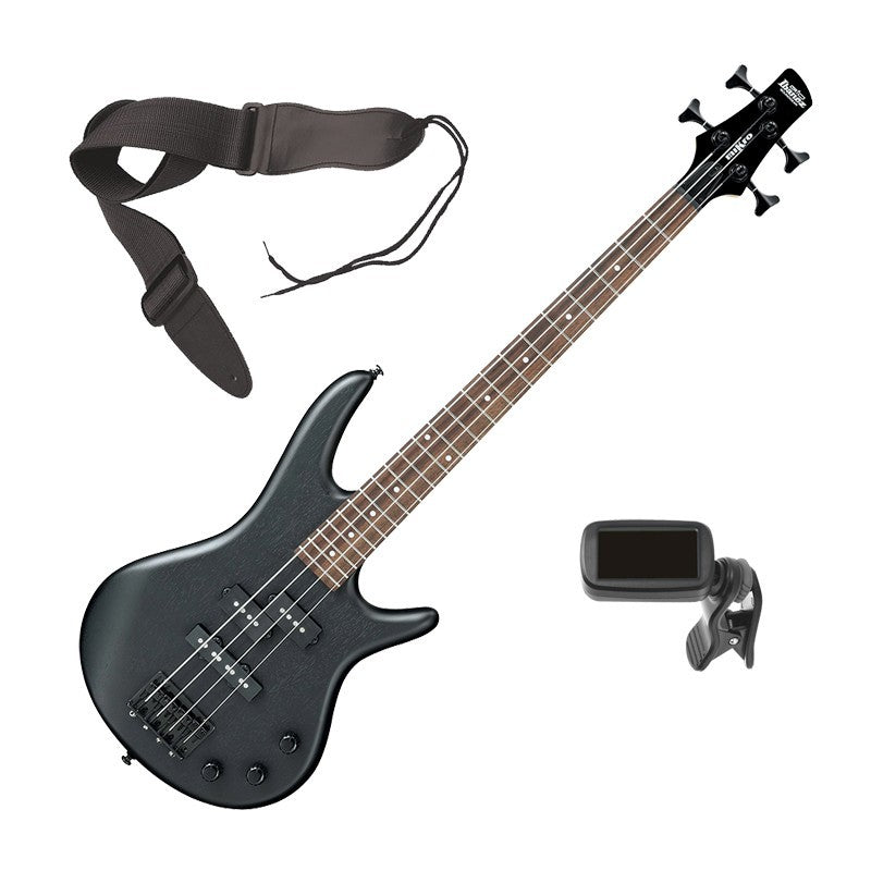 Ibanez GSRM20B miKro Bass Guitar - Weathered Black BONUS PAK