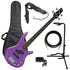 Ibanez GSRM20 miKro Bass Guitar - Metallic Purple BASS ESSENTIALS BUNDLE