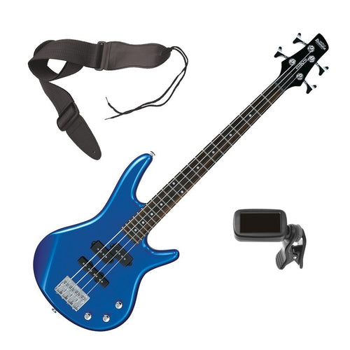 Ibanez GSRM20 miKro Bass Guitar - Starlight Blue BONUS PAK