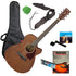 Ibanez PC12MHCE Acoustic-Electric Guitar - Open Pore GUITAR ESSENTIALS BUNDLE