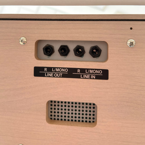 Kawai CA501 Concert Artist Digital Piano - White Maple - Input and output jacks