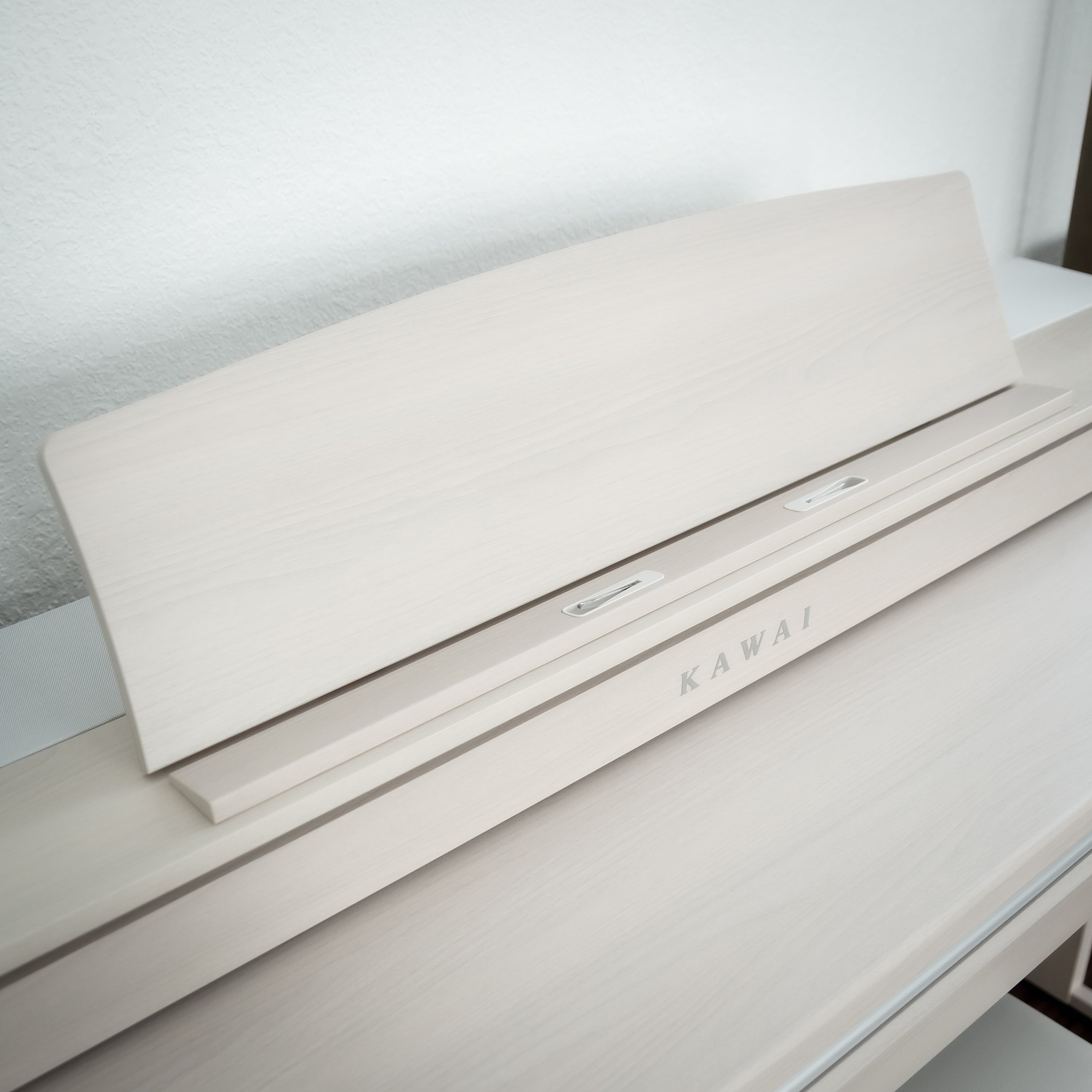 Kawai CA501 Concert Artist Digital Piano - White Maple - Music rest