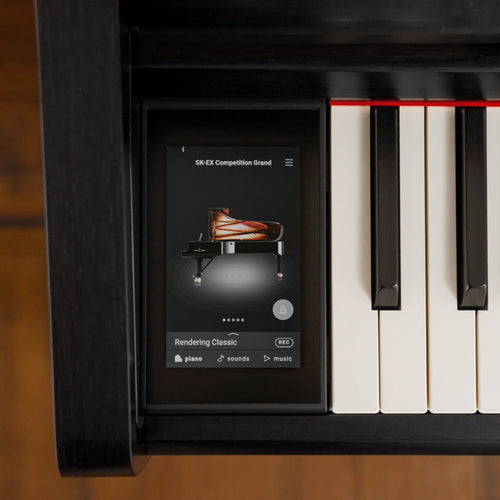 Kawai CA701 Digital Piano - Satin Black - Control screen