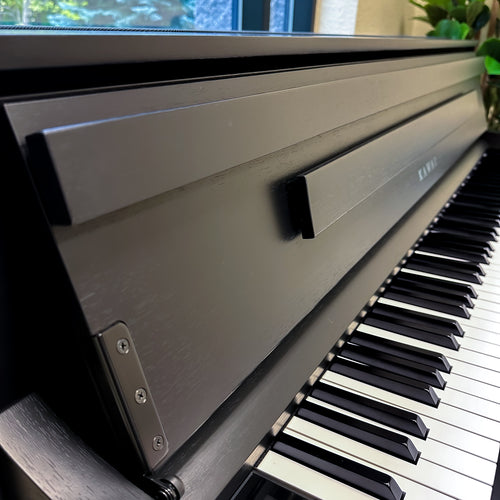 Kawai CA901 Digital Piano - Satin Black - music rest configuration 1