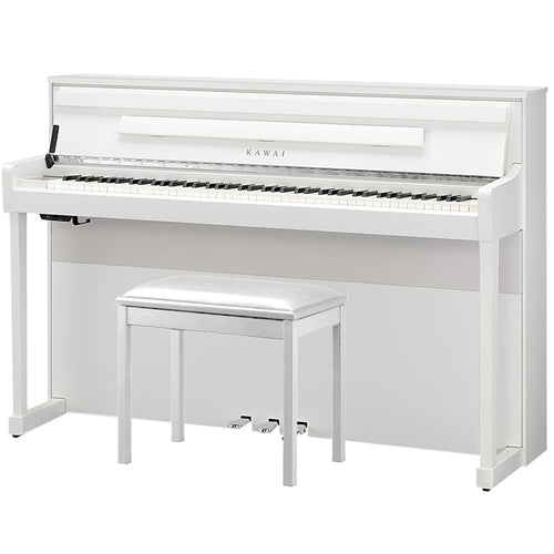 Kawai CA901 Digital Piano - Satin White - with bench