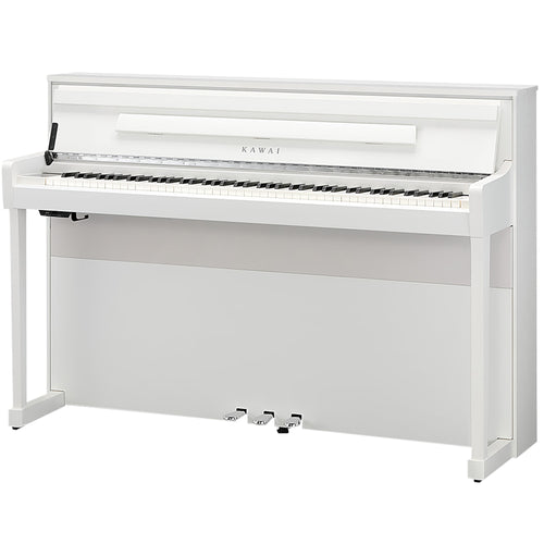 Kawai CA901 Digital Piano - Satin White - Left angle