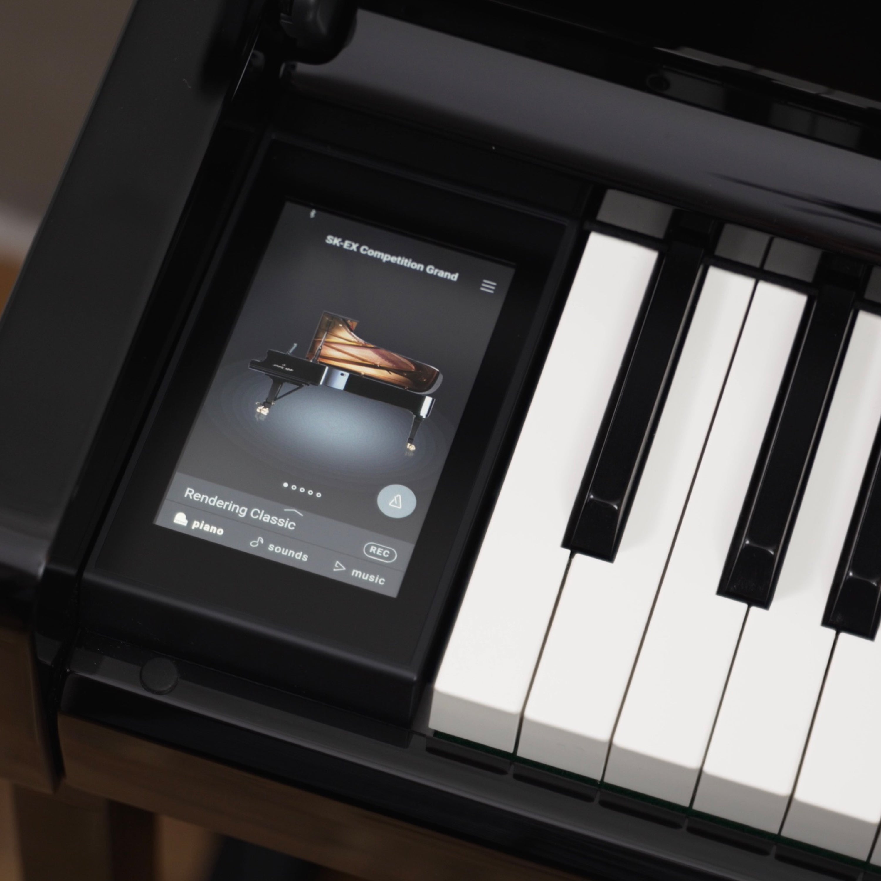 Kawai CA901 Digital Piano - Control Screen