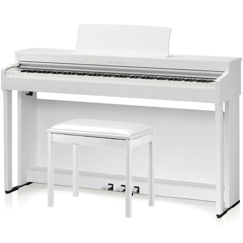 Kawai CN201 Digital Piano - Satin White - with bench