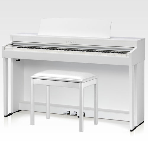 Kawai CN301 Digital Piano - Satin White - with bench