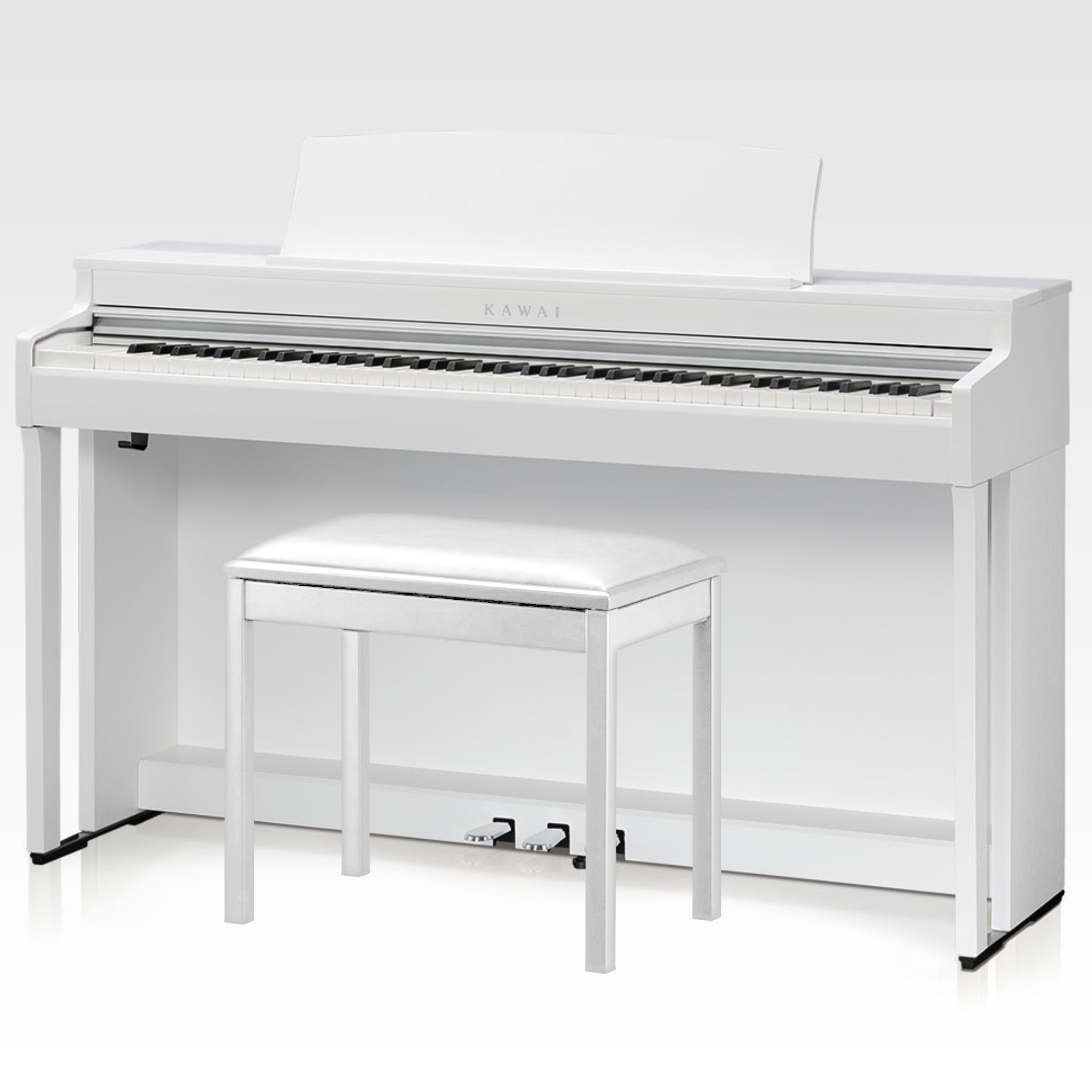 Kawai CN301 Digital Piano - Satin White - with bench