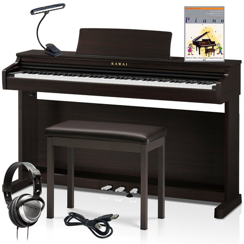 Kawai CX202 Digital Piano with Bench - Rosewood COMPLETE HOME BUNDLE