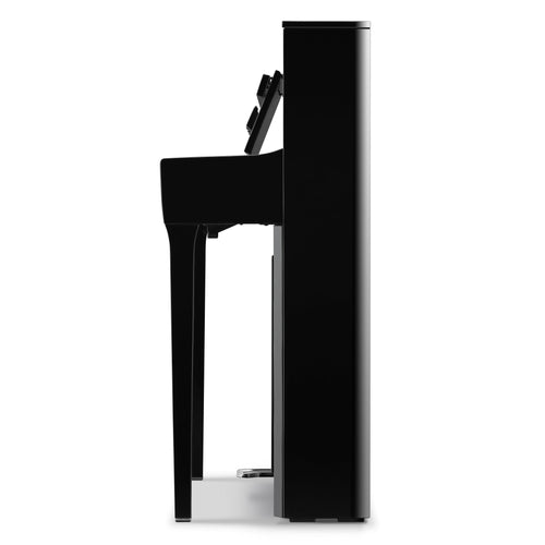 Kawai NOVUS NV6 Hybrid Upright Piano - Ebony Polish - Side View