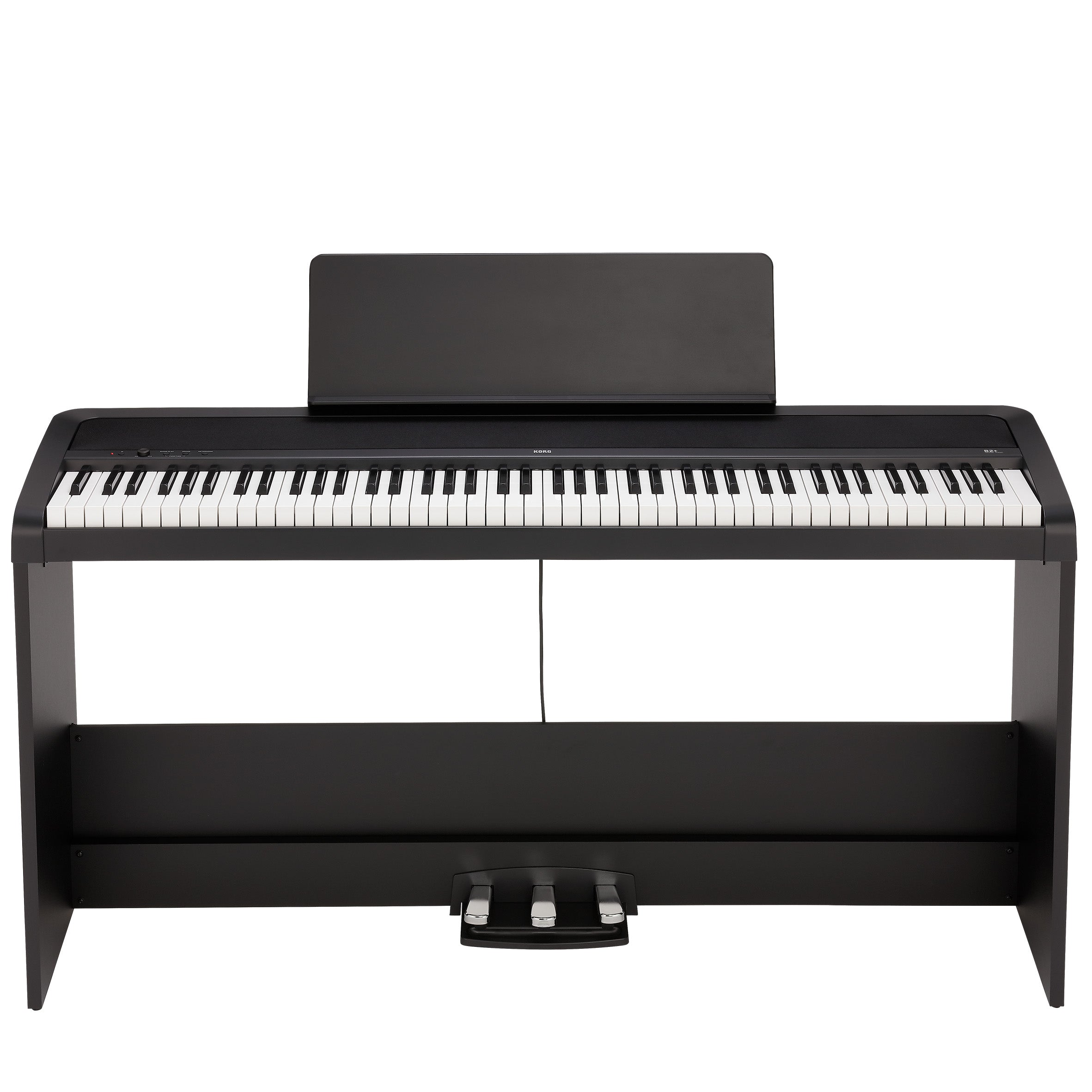 Korg B2+ Plus Digital Piano with Stand and Pedals - Black, View 2