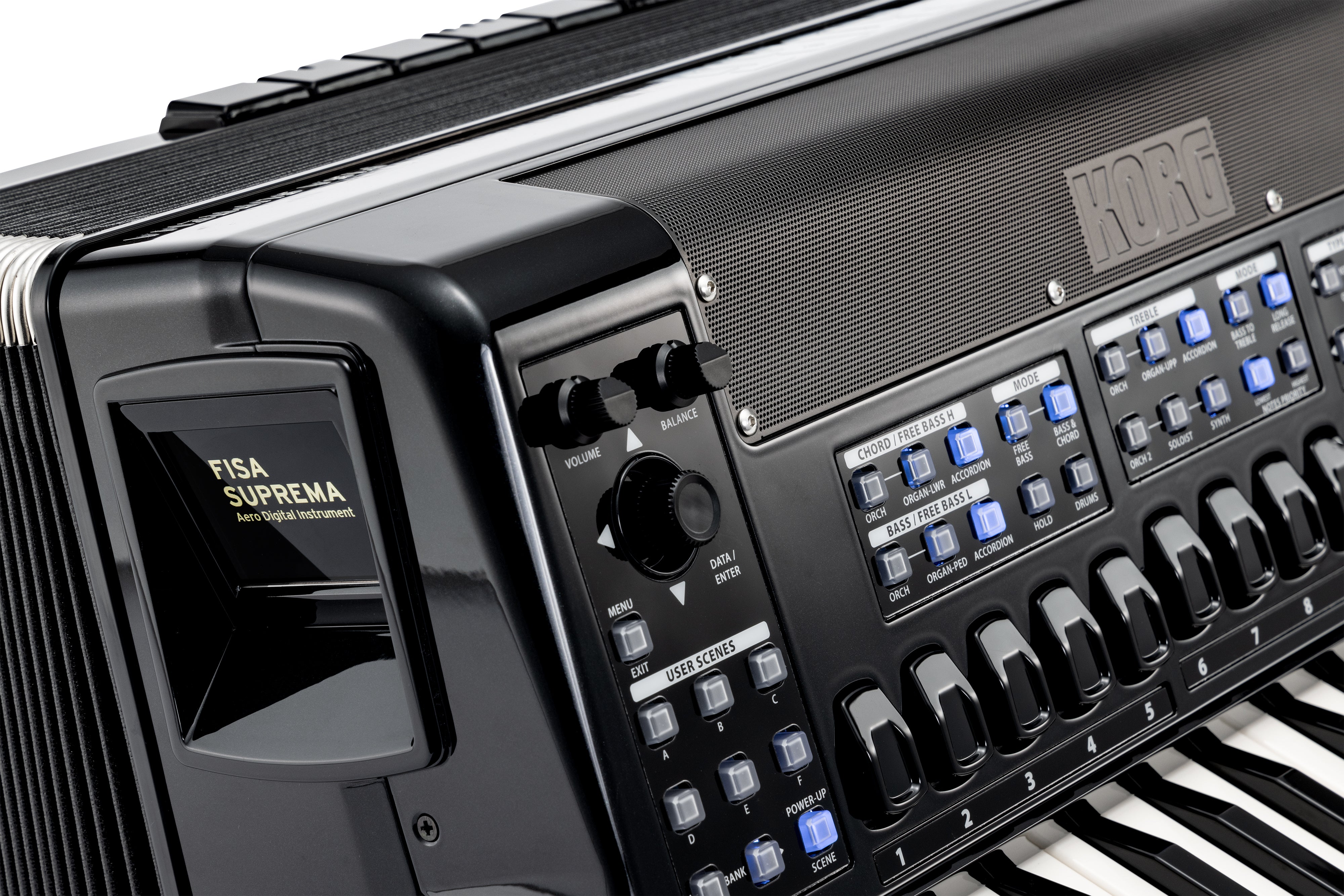 Korg FISA SUPREMA Digital Accordion Dale Mathis Edition – Kraft Music