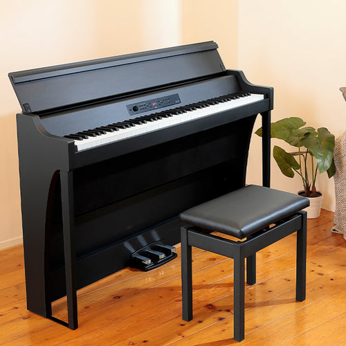 Korg G1B Air Digital Piano - Black - in a stylish living room