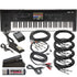 Collage showing components in Korg Kronos 3 73-Key Music Workstation CABLE KIT
