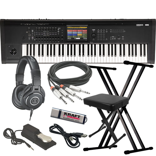 Korg Kronos 3 73-Key Music Workstation KEY ESSENTIALS BUNDLE