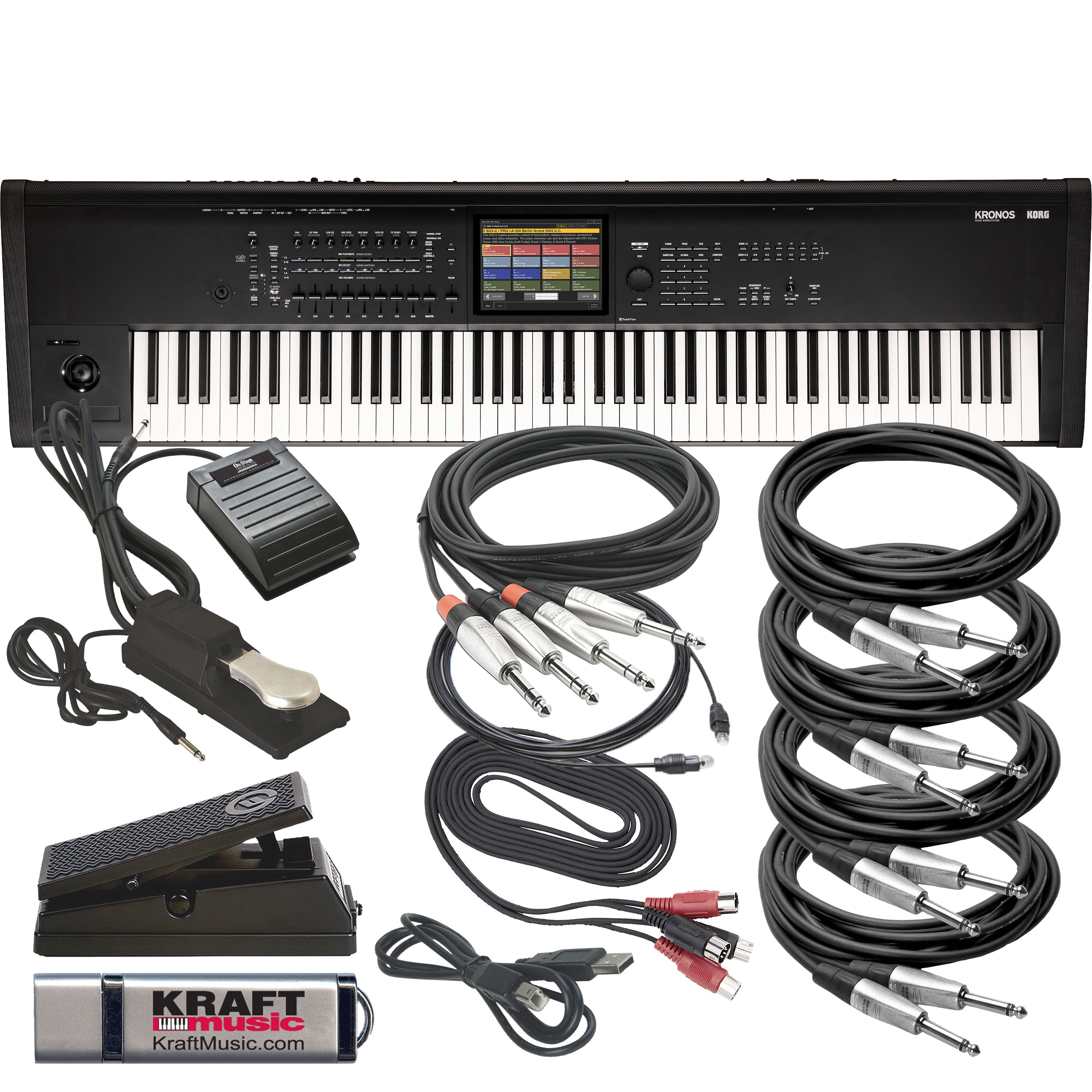 Korg Kronos 3 88-Key Music Workstation CABLE KIT – Kraft Music
