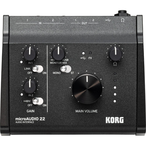 Korg MicroAudio 22 Audio Interface View 1