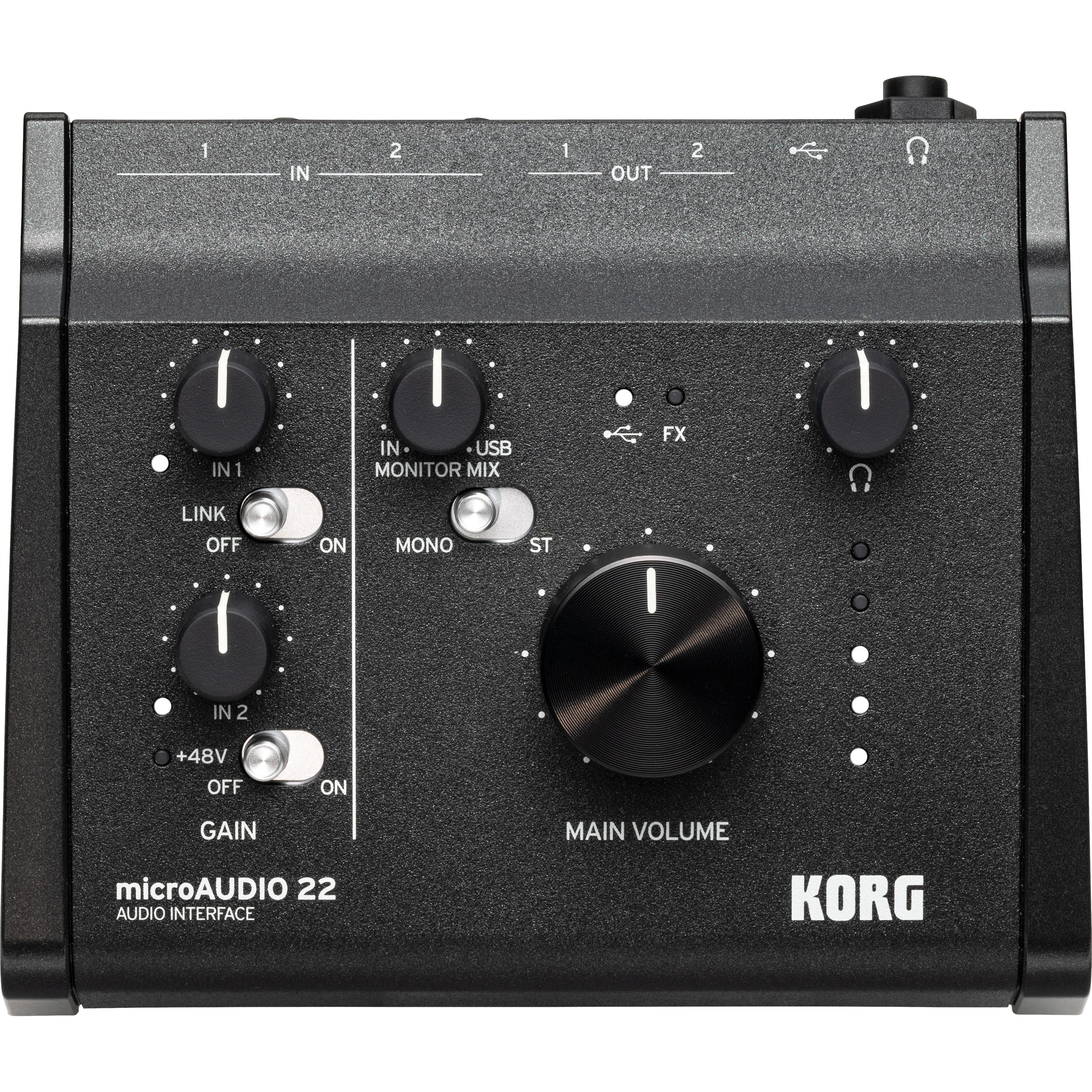 Korg MicroAudio 22 Audio Interface View 1