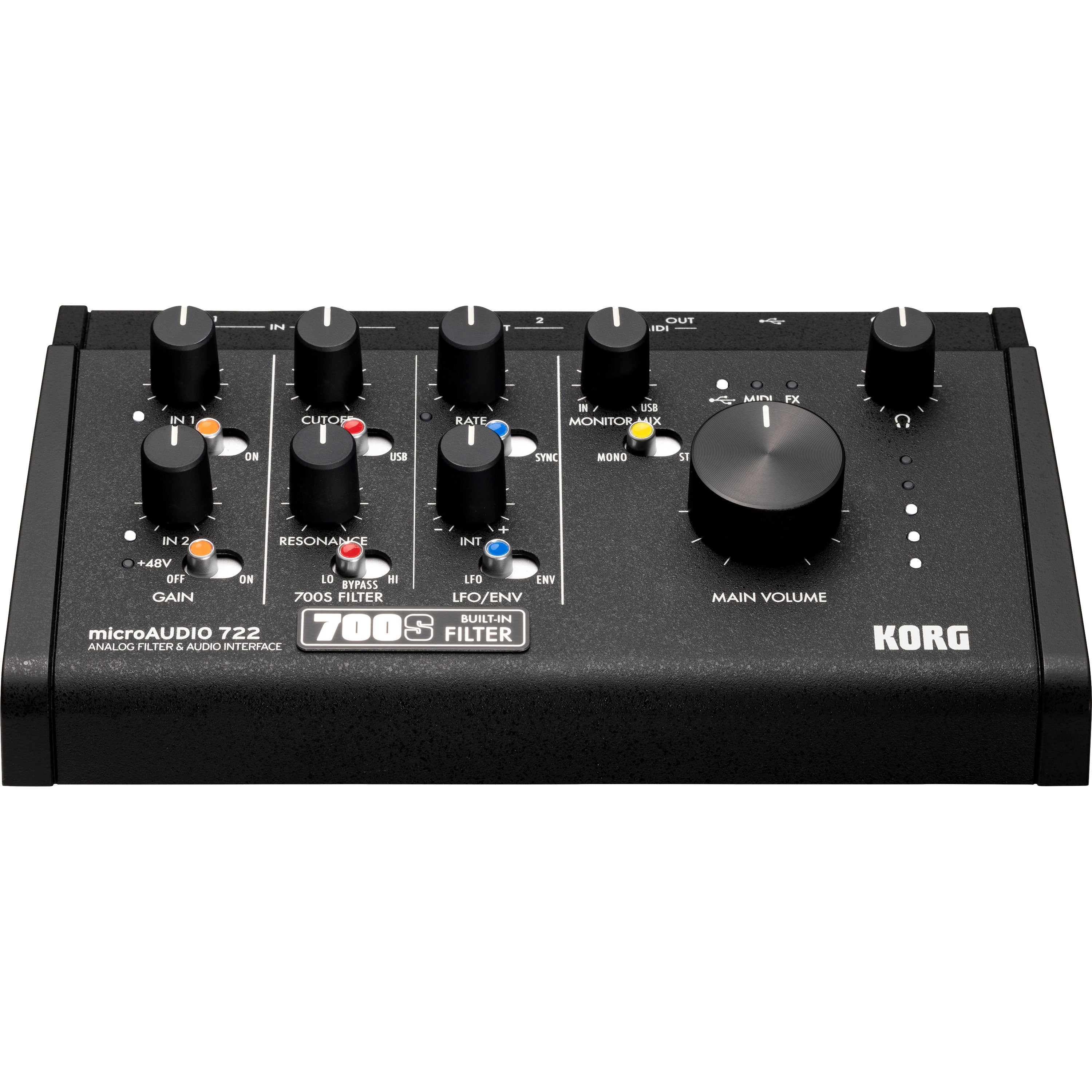 Korg MicroAudio 22 Audio Interface with Analog Filter View 3