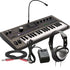 Collage showing components in Korg MicroKorg2 Synthesizer/Vocoder STUDIO KIT