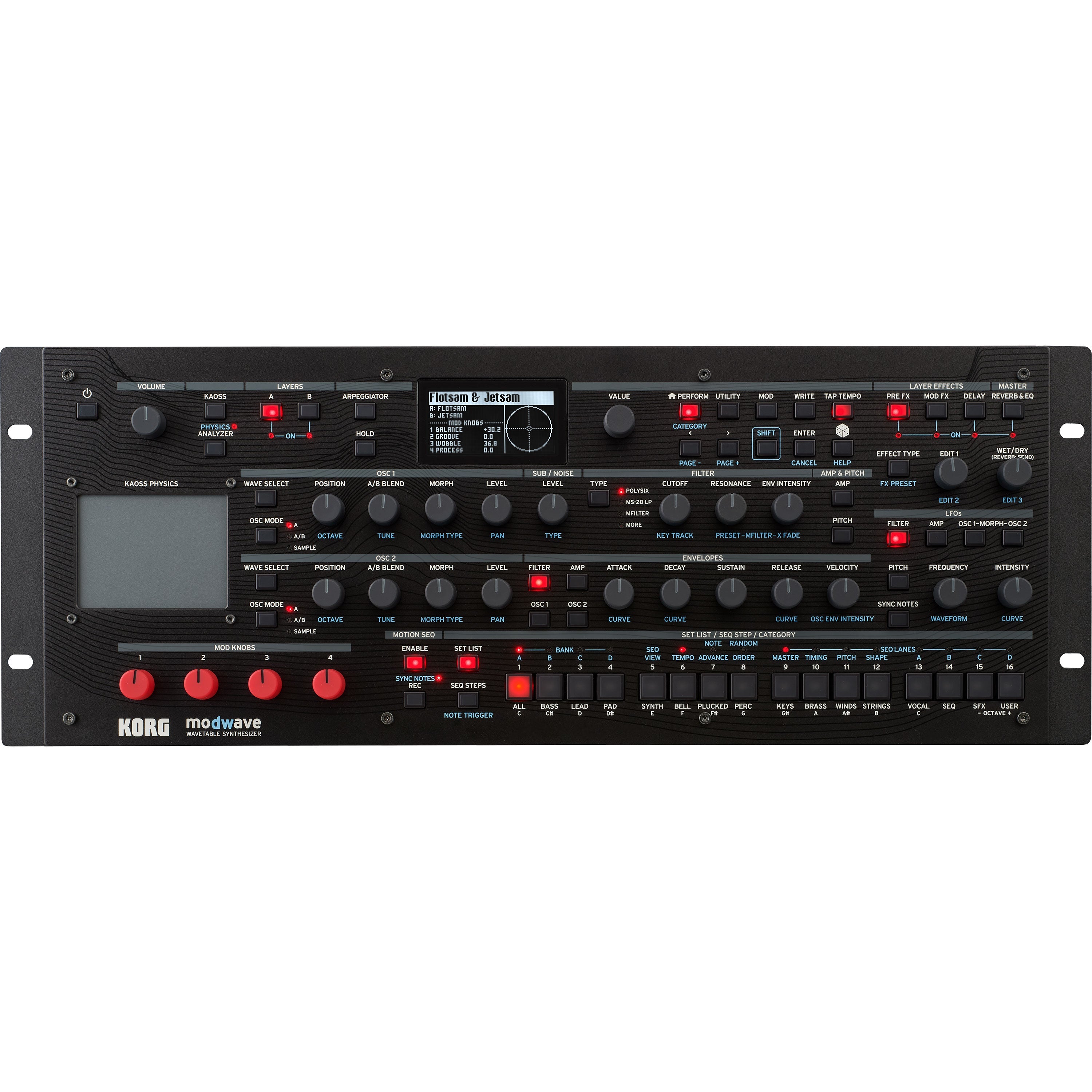 Korg Modwave Module Wavetable Synthesizer CABLE KIT – Kraft Music