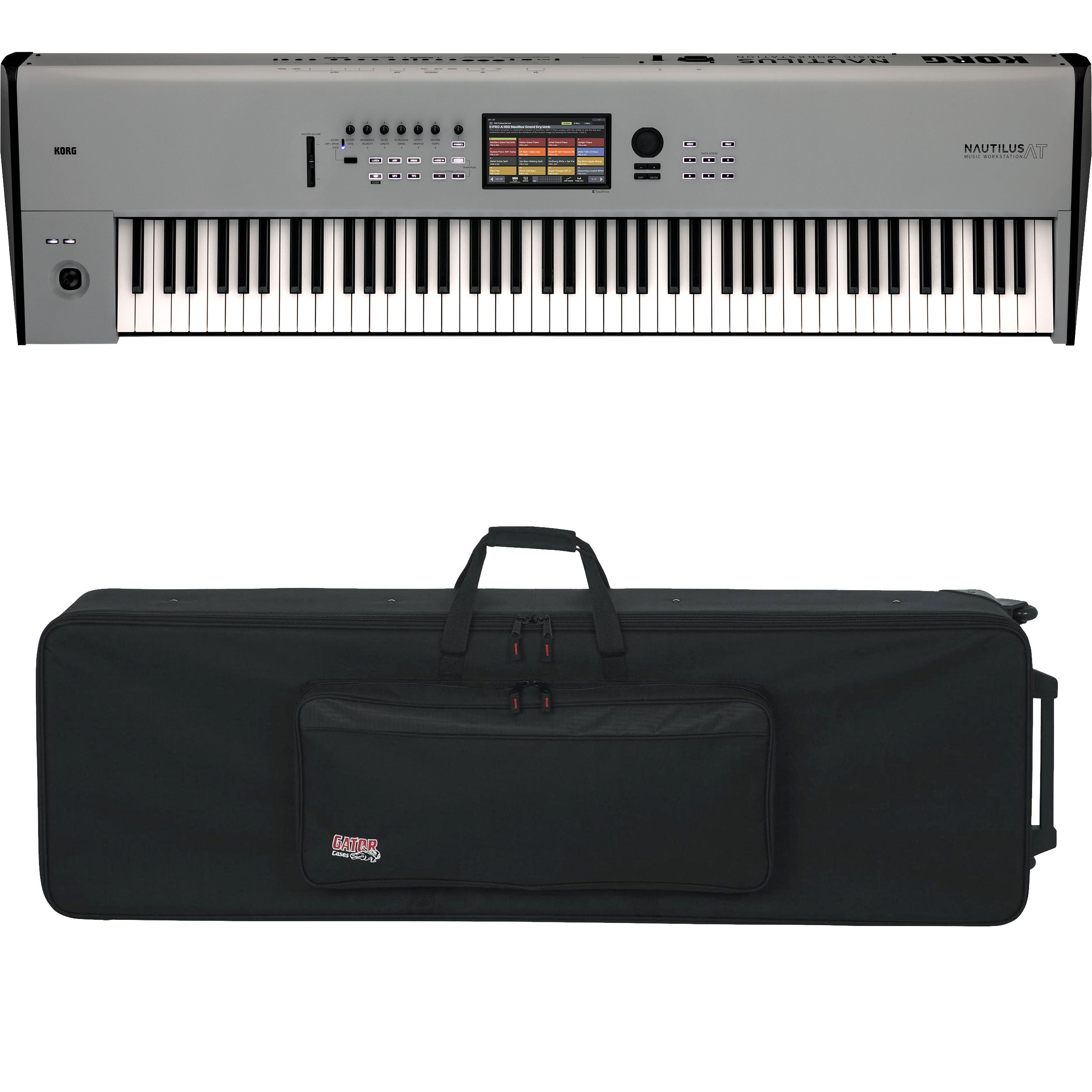 Korg Nautilus AT 88-Key Music Workstation - Gray CARRY BAG Korg Nautilus AT 88-Key Music Workstation - Gray CARRY BAG