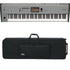 Collage showing components in Korg Nautilus AT 88-Key Music Workstation - Gray CARRY BAG KIT