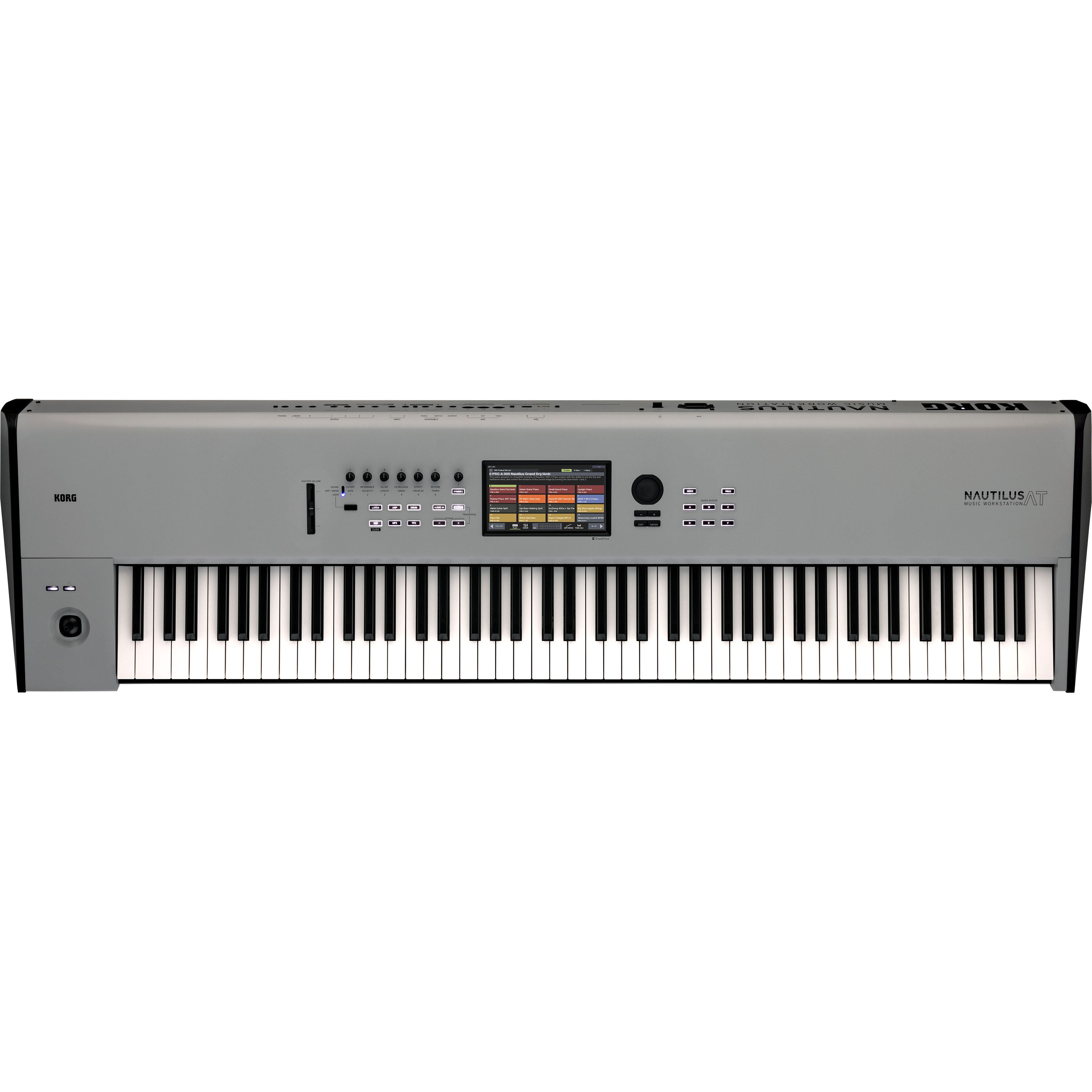 Korg Nautilus AT 88-Key Music Workstation - Gray View 1