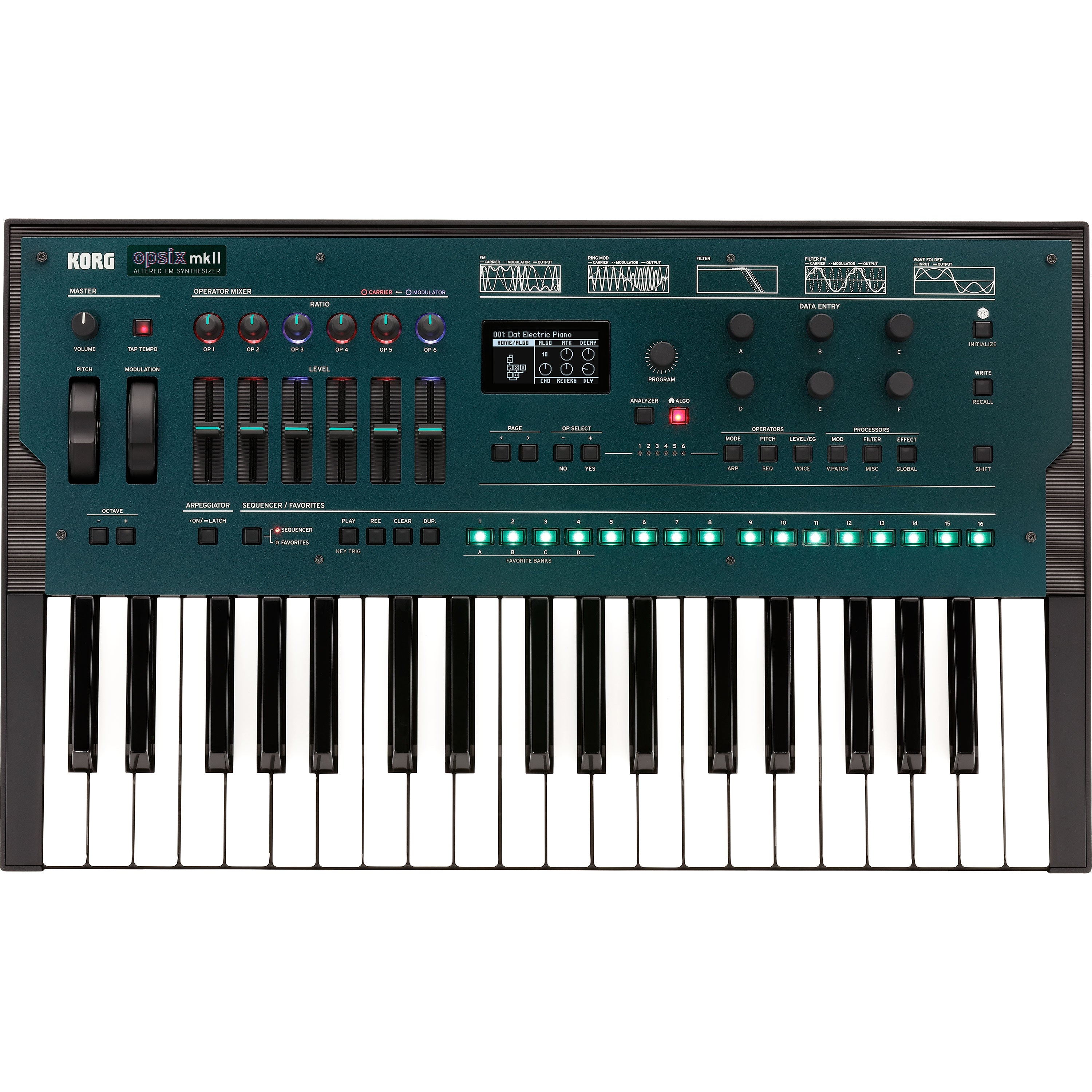 Korg Opsix Mk II 37-Key Altered FM Synthesizer View 1