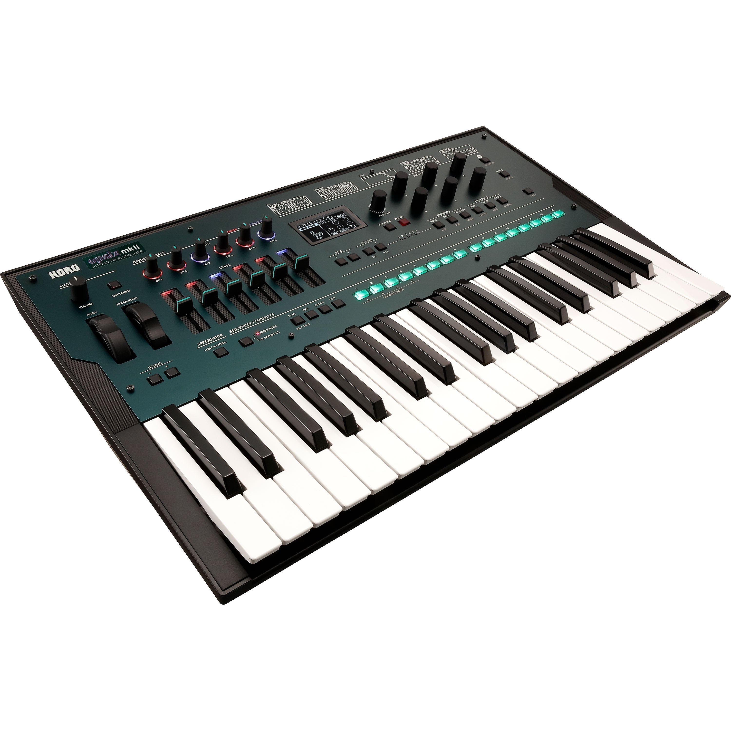 Korg Opsix MkII 37-Key Altered FM Synthesizer DECKSAVER KIT