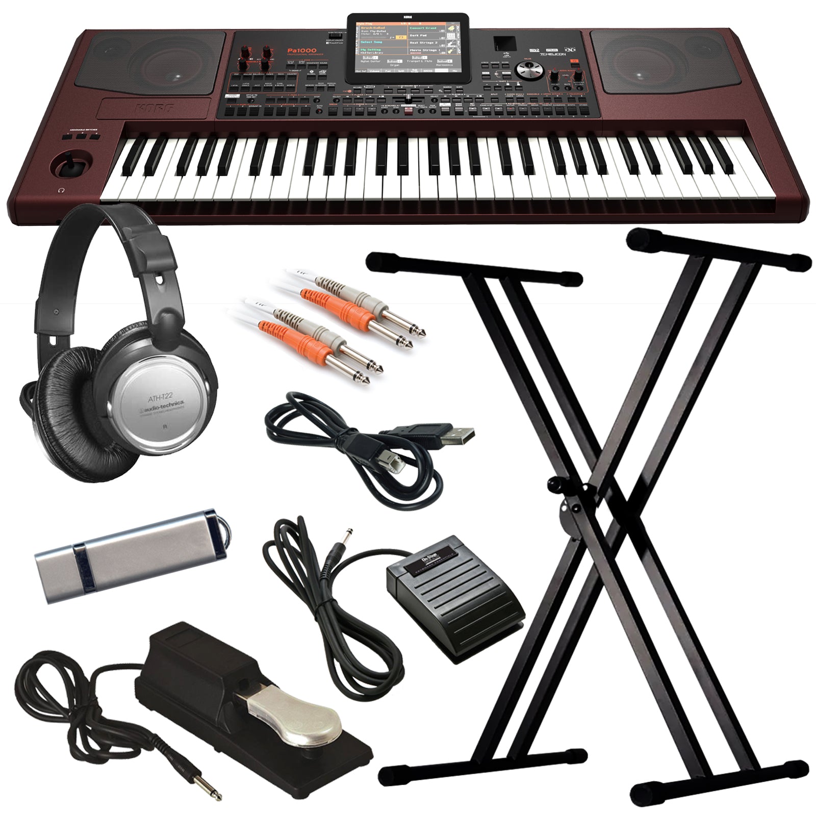 Korg Pa1000 Arranger Keyboard KEY ESSENTIALS BUNDLE
