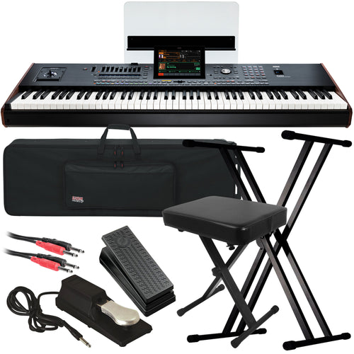 Korg PA5X 88-key Professional Arranger Workstation Keyboard STAGE KIT