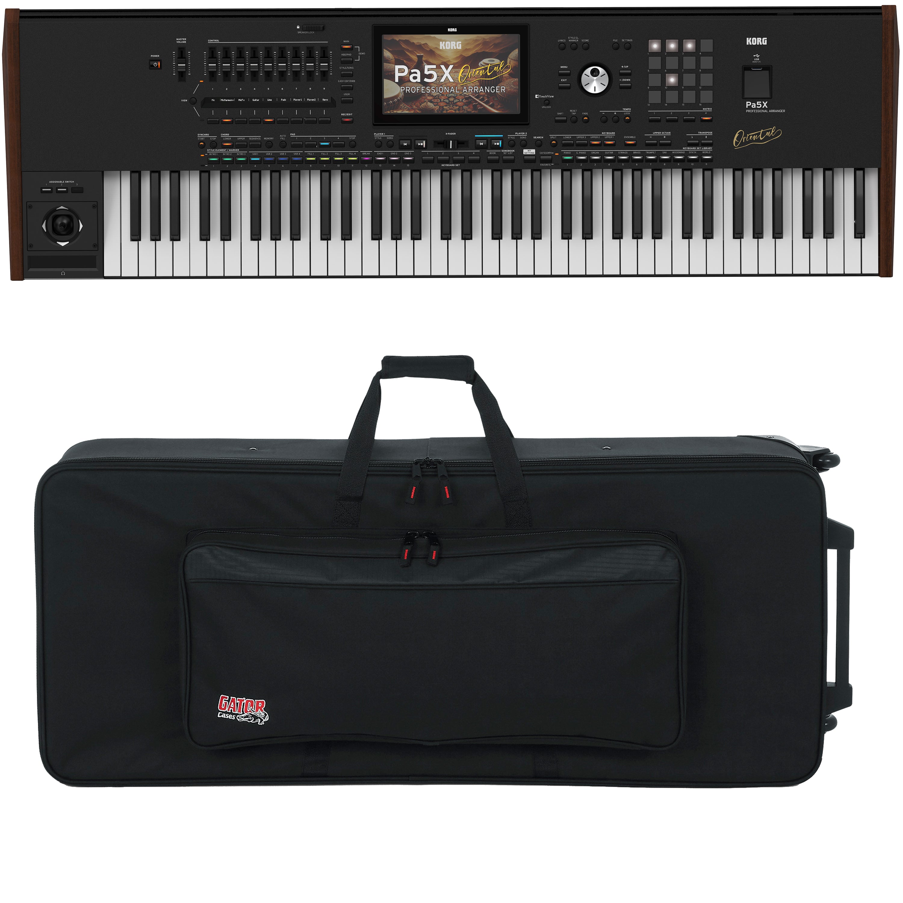 Korg PA5X Oriental 61-key Arranger Workstation Keyboard CARRY BAG