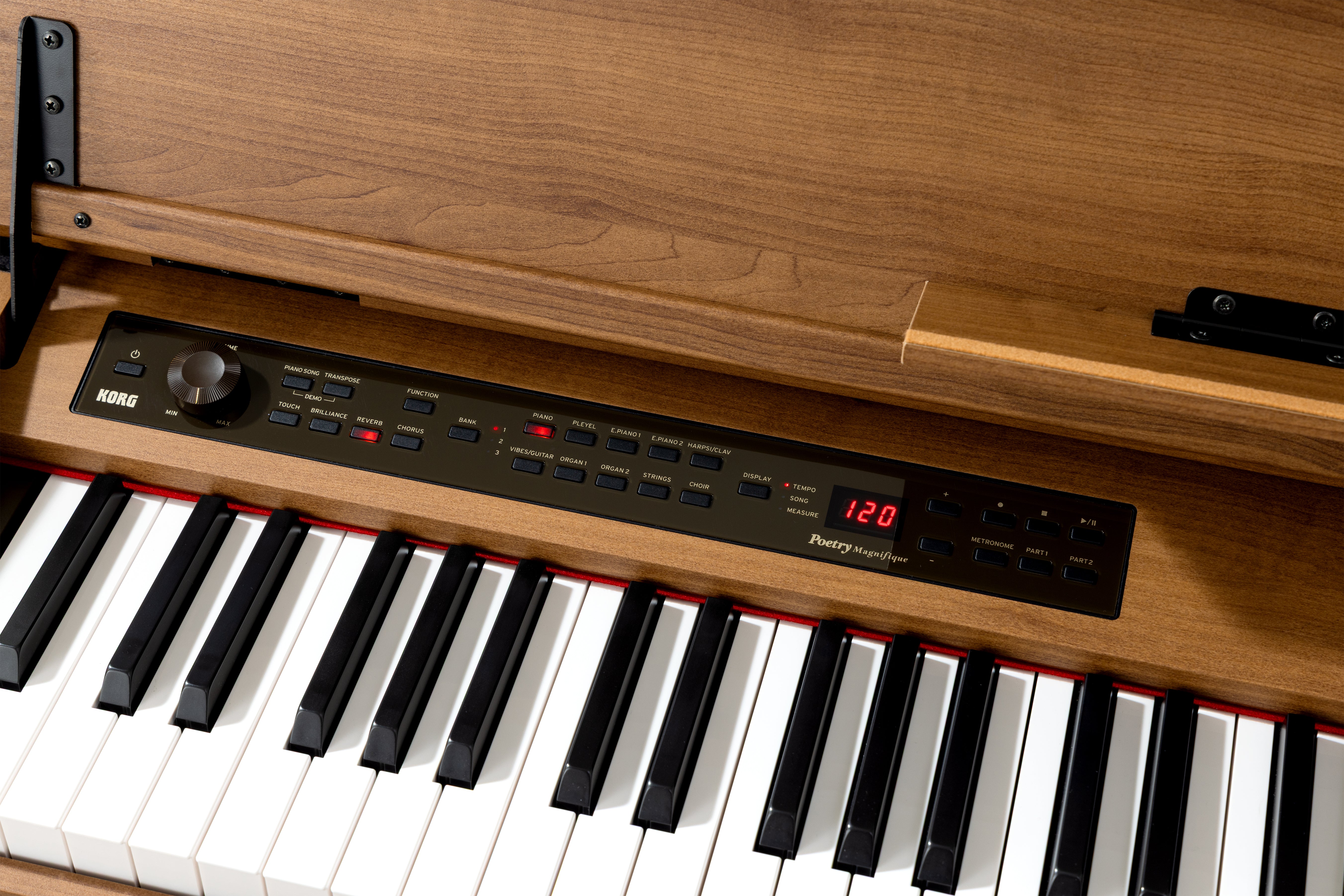 Korg Poetry Magnifique Digital Piano - Brown, View 12