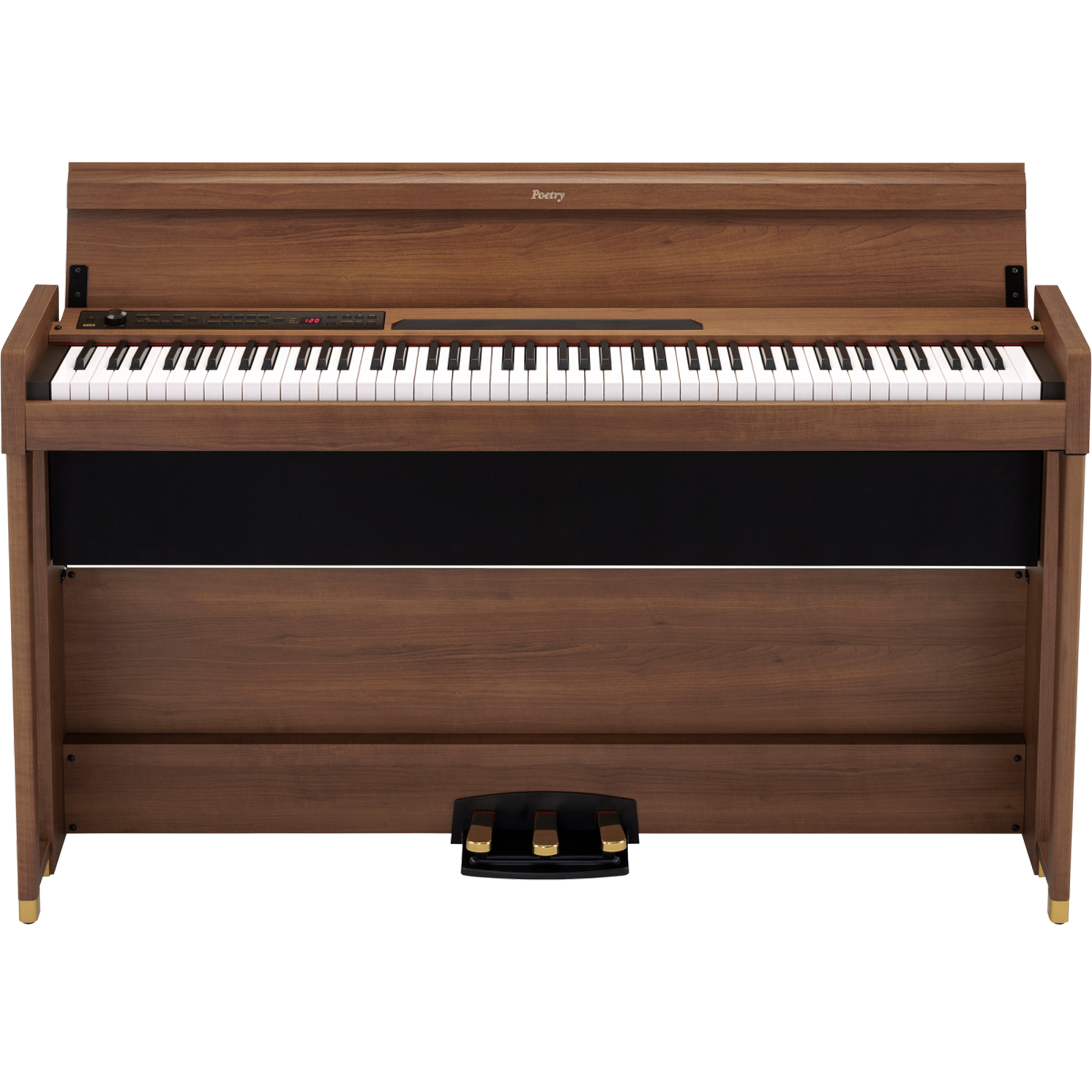 Korg Poetry Chopin-Inspired Digital Piano - Brown - front view