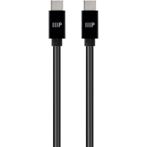 Monoprice Palette Series USB 2.0 Type-C to Type-C Cable, 10ft - Black View 2