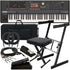 Collage of items included in the Kurzweil K2061 Synthesizer Workstation STAGE ESSENTIALS BUNDLE