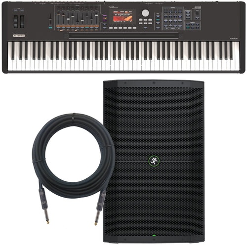 Collage of items included in the Kurzweil K2088 Synthesizer Workstation MONITOR KIT