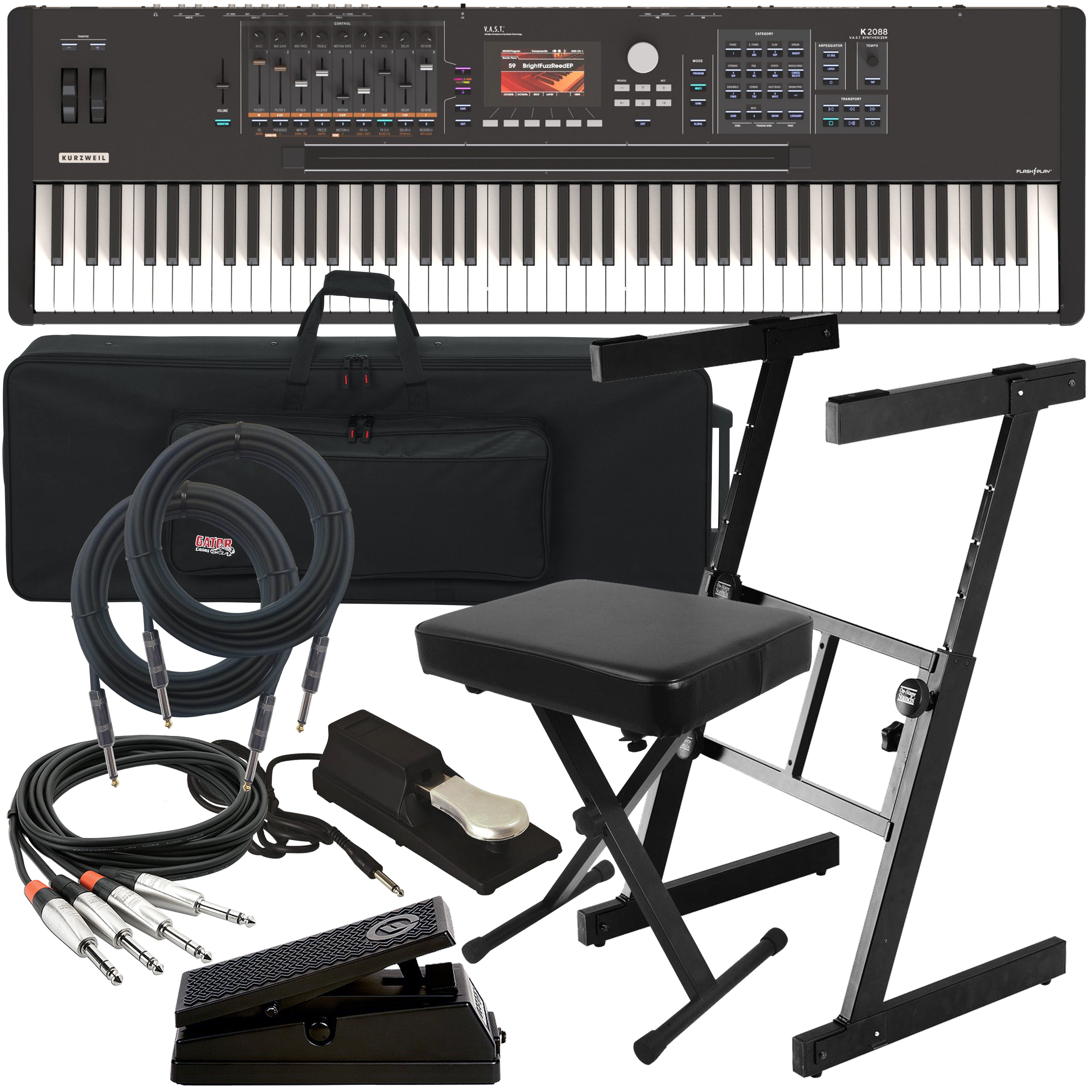 Kurzweil K2088 Synthesizer Workstation STAGE ESSENTIALS