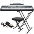 Kurzweil KaP1 Digital Piano - Black KEY ESSENTIALS BUNDLE