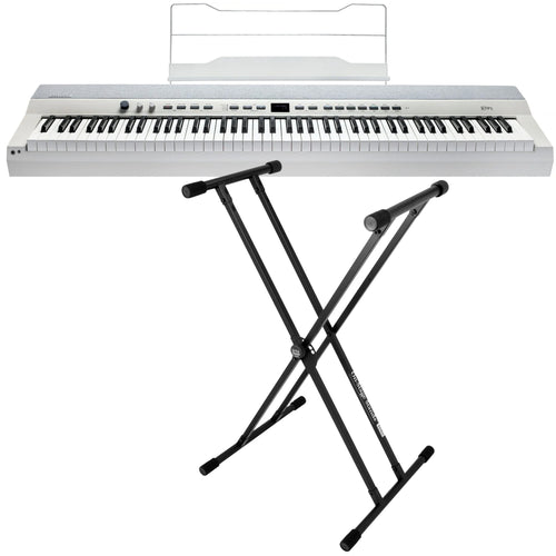 Kurzweil KaP1 Digital Piano - White BONUS PAK