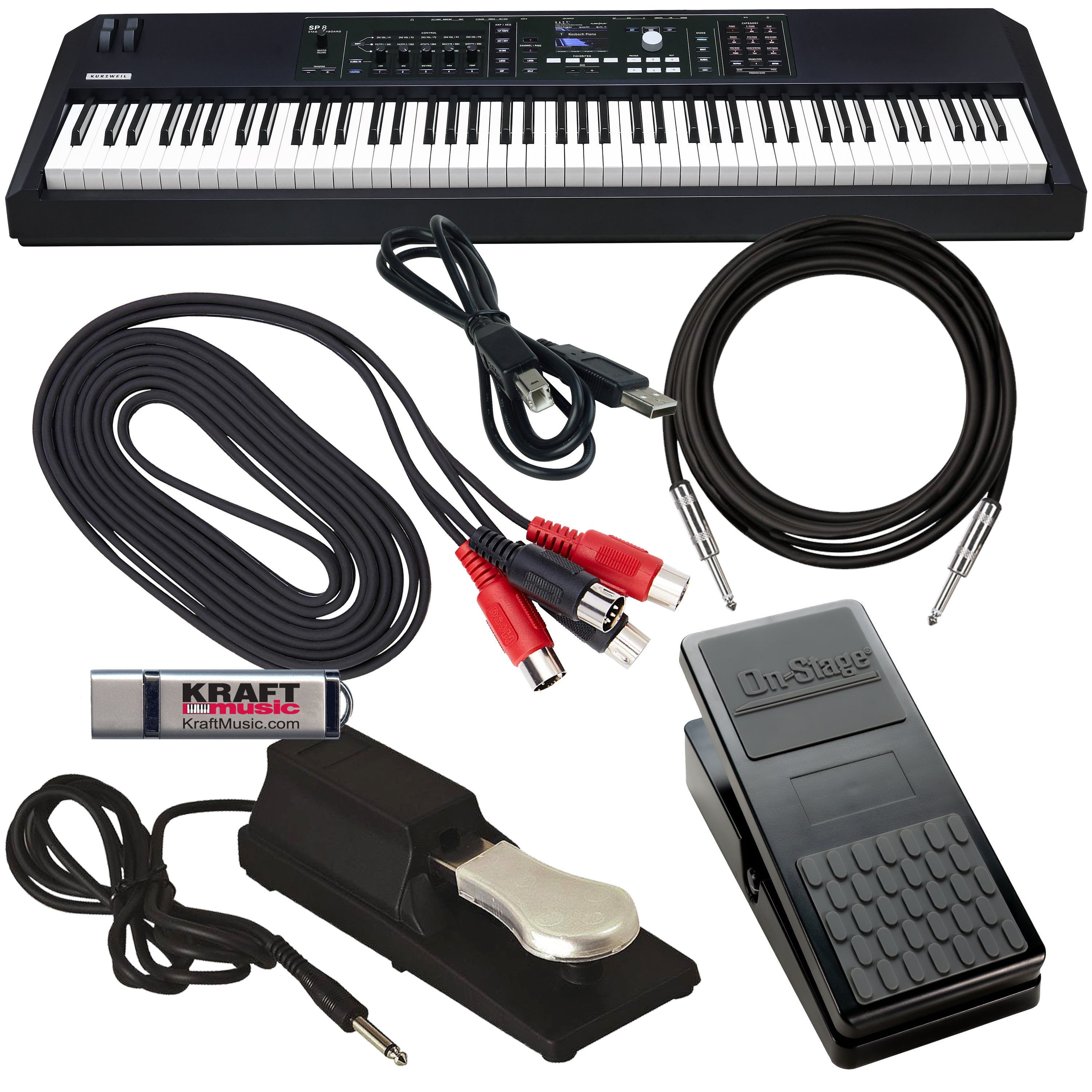 Kurzweil SP8 Stage Keyboard CABLE KIT