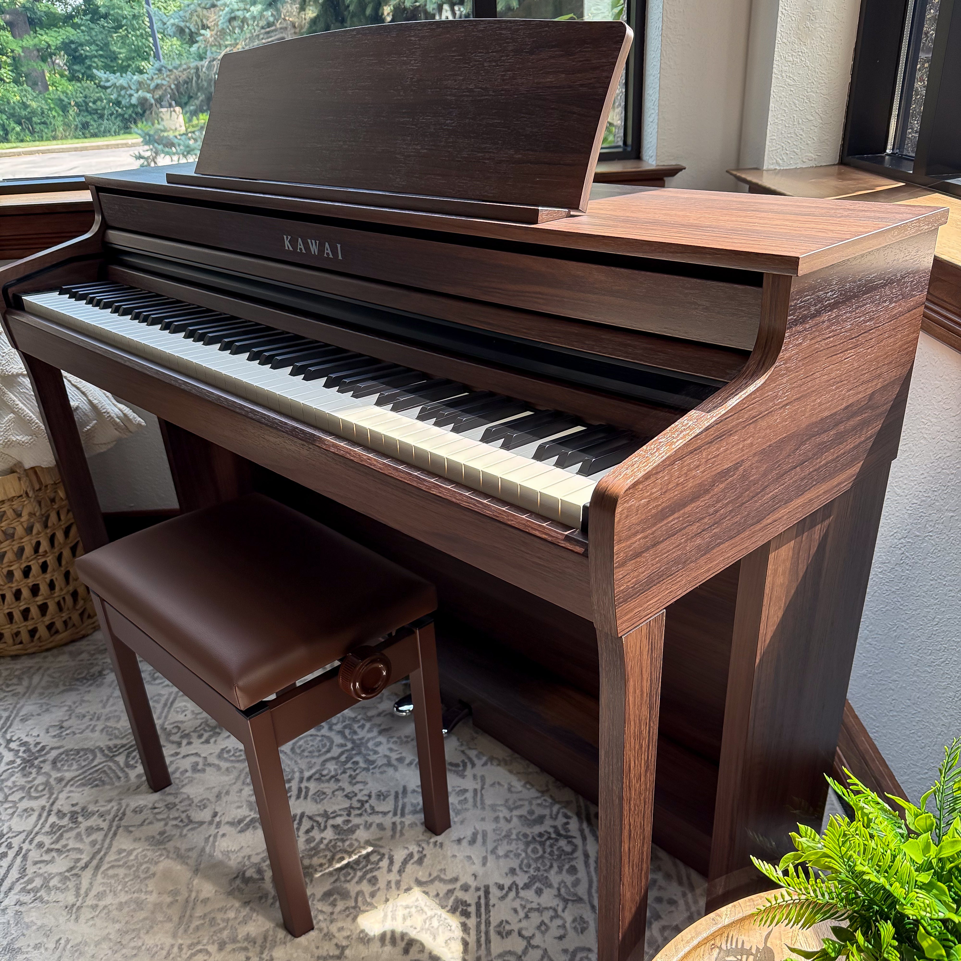 Kawai CA401 Concert Artist Digital Piano - Mocha Walnut - View 3