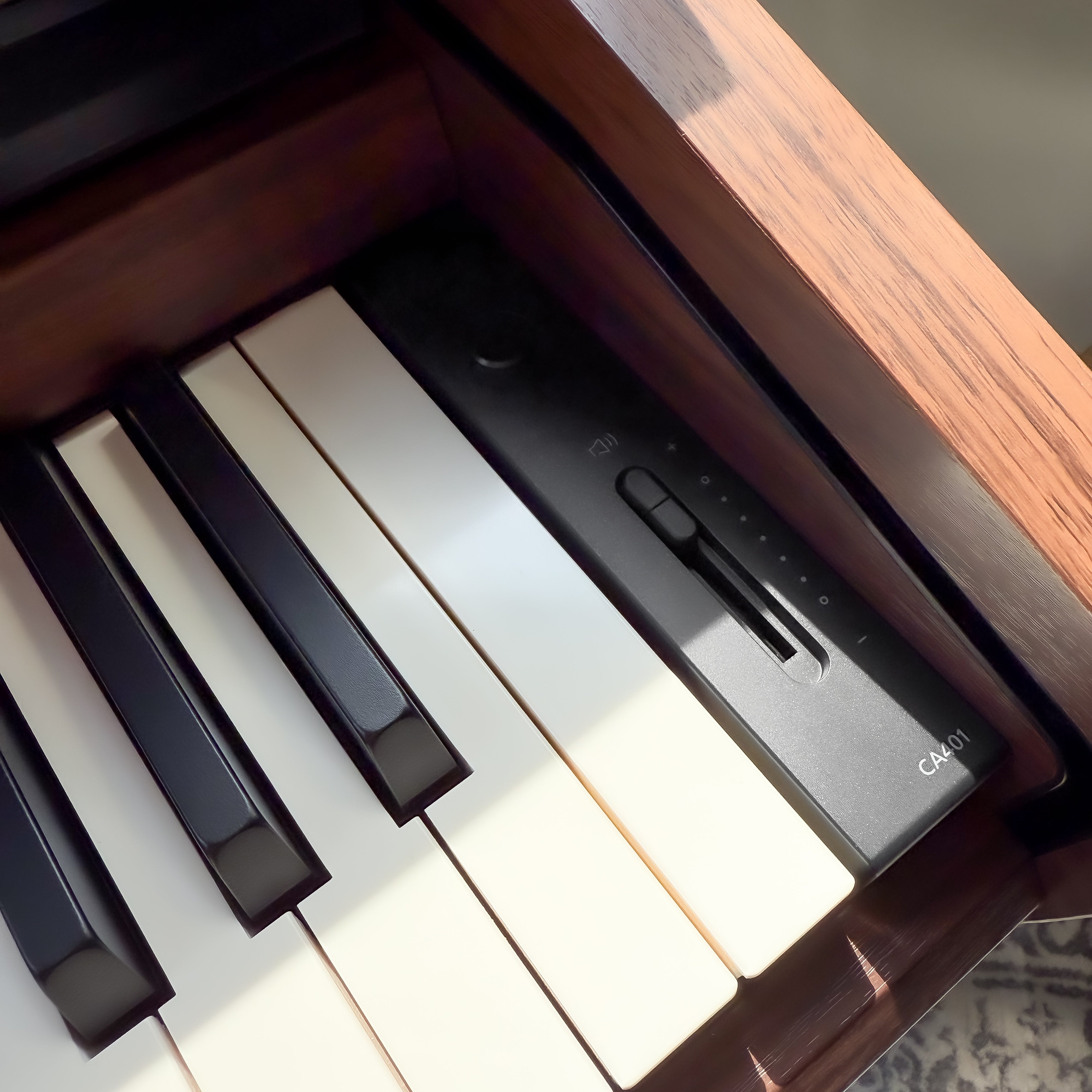 Kawai CA401 Concert Artist Digital Piano - Mocha Walnut - View 12