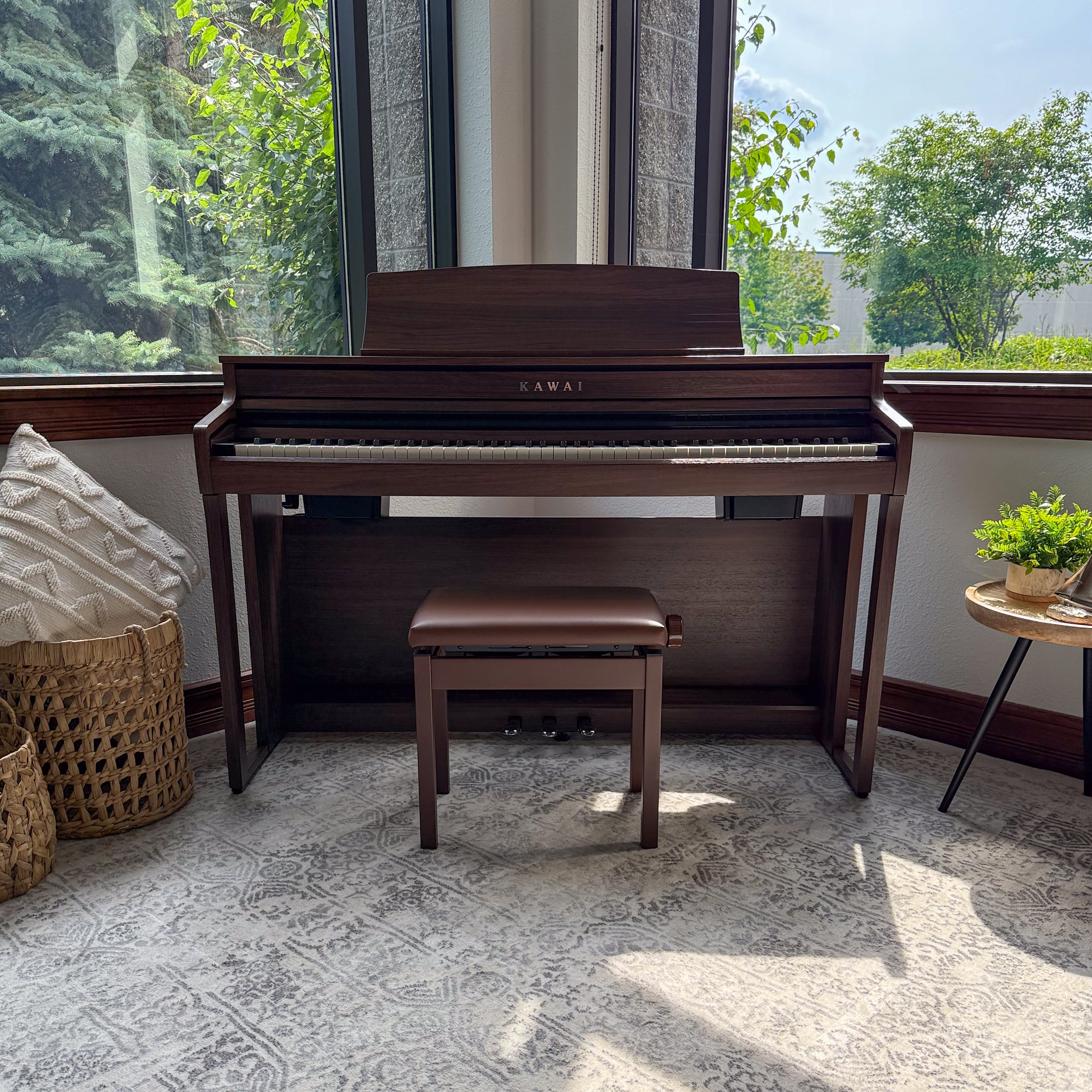 Kawai CA401 Concert Artist Digital Piano - Mocha Walnut - View 4